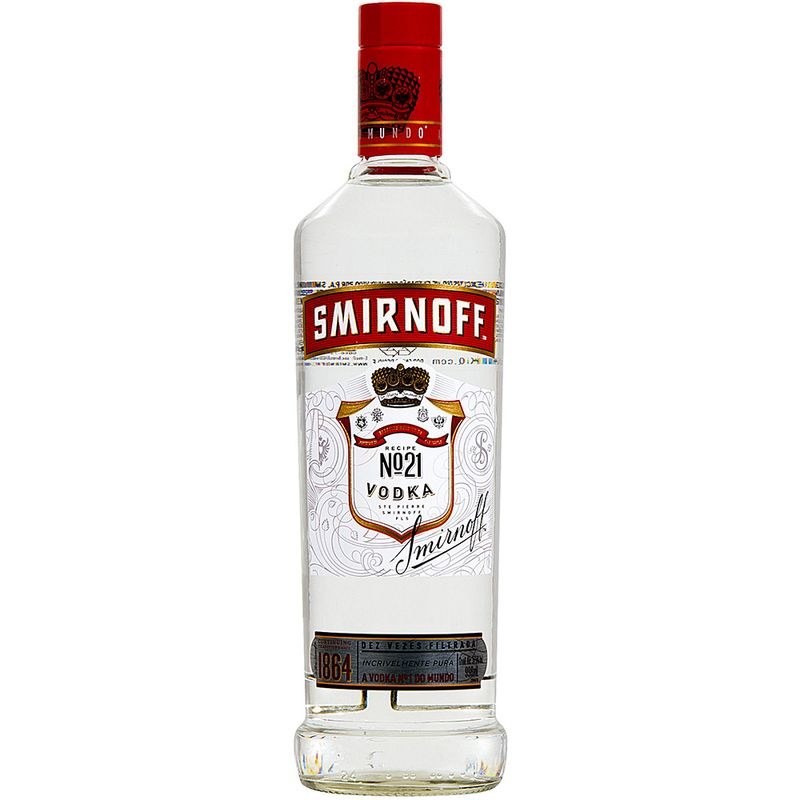 Caixa Vodka Smirnoff 998ml c/6