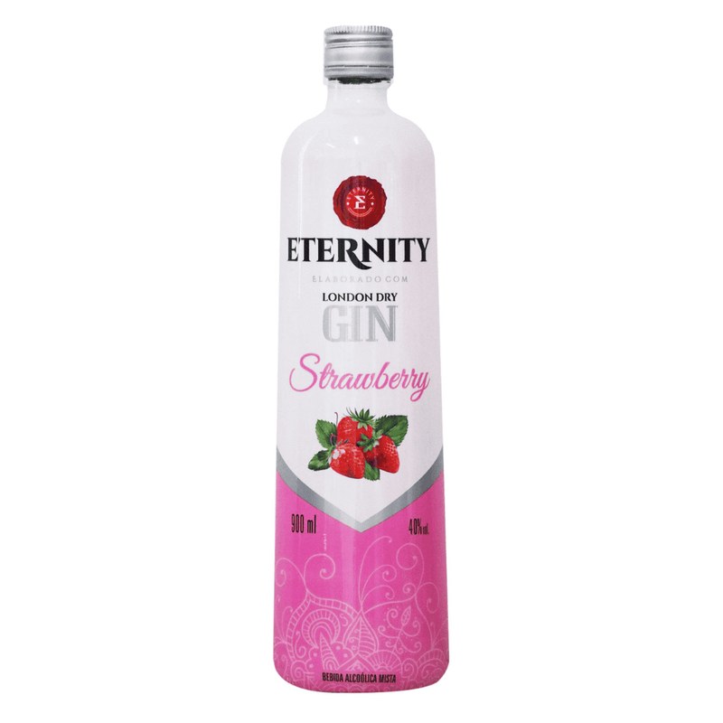 Caixa Gin Eternity Morango 900ml c/6