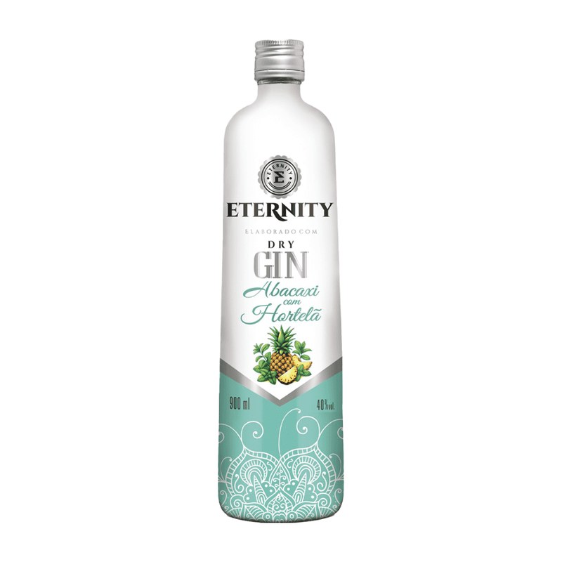 Caixa Gin Eternity Abacaxi com Hortelã 900ml c/6